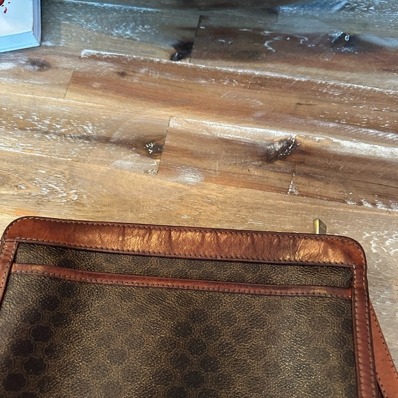 ‼️Final Sale‼️Celine Leather and Canvas Clutch/ Wristlet GUC - Picture 7 of 16